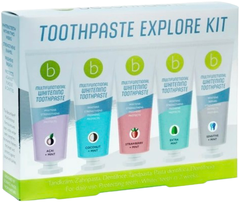 Beconfident Explore Kit Multifunctional Whitening Tandkrämer