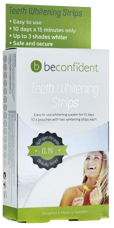 Beconfident Tandblekning X3 Strips (10 dagar)