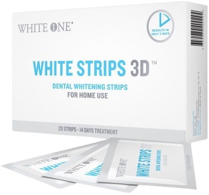 White One White Strips 3D